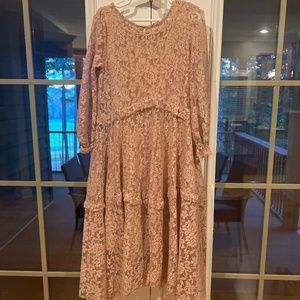 Joyfolie Girls Aster Dress in Rose Dust Size 7